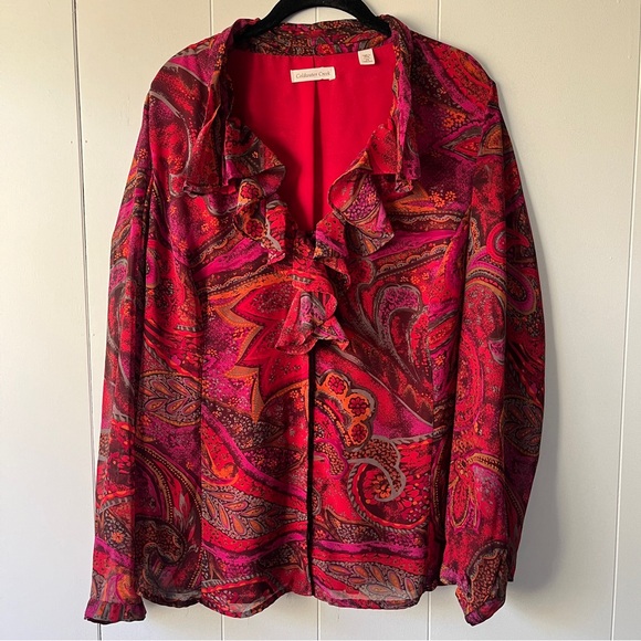 Floral Paisley Long Sleeve - Picture 1 of 6